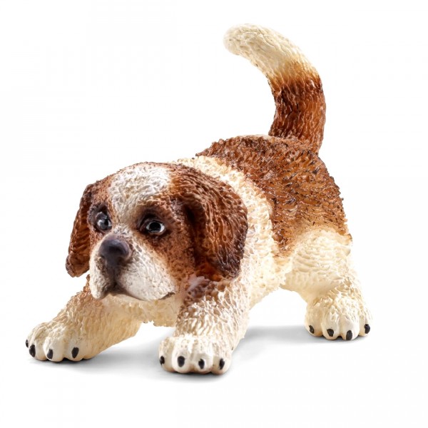 Figurine chien : Saint Bernard chiot - Schleich-16834