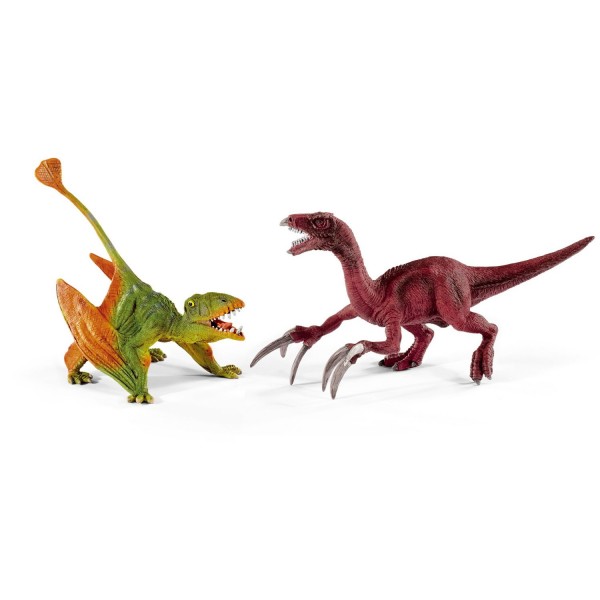 Figurine dinosaure : Dimorphodon et Thérizinosaure - Schleich-41425