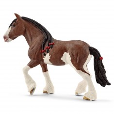 Figurine Jument clydesdale