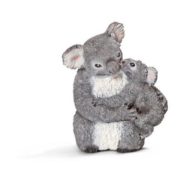 Figurine Koala femelle avec jeune koala - Schleich-14677