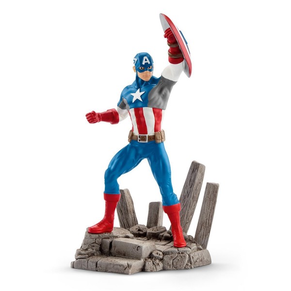 Figurine Marvel : Captain America - Schleich-21503