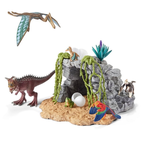 Kit de dinosaures avec grotte - Schleich-42261