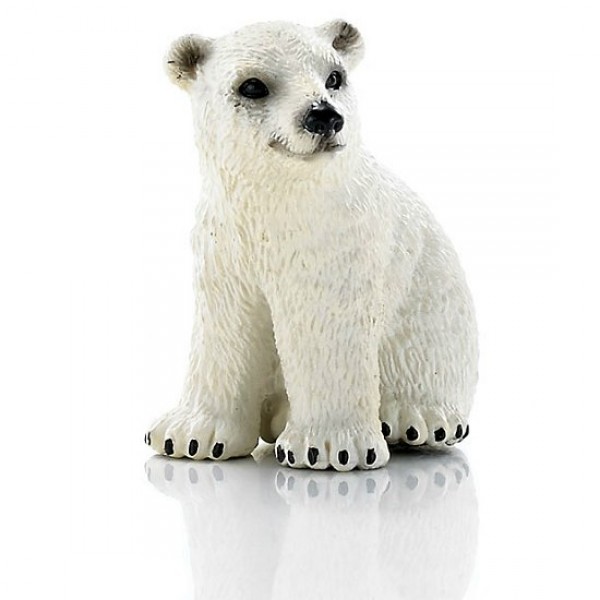 Figurine Ours polaire : Bébé - Schleich-14660
