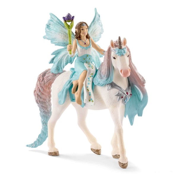 Figurines Bayala : Fée Eyela avec licorne de princesse - Schleich-70569