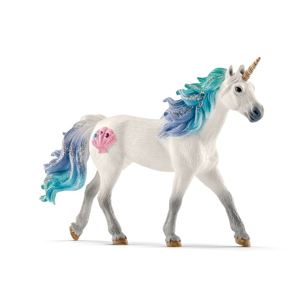 Figurine Bayala : Licorne des mers, étalon - Schleich-70571