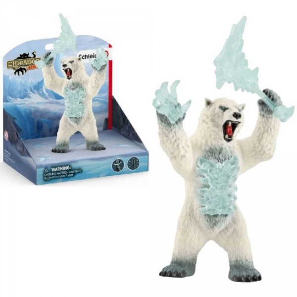 Figurine Eldrador : Ours du blizzard avec arme - Schleich-42510