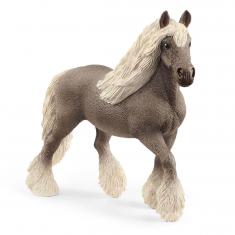 Figurine cheval : Jument silver