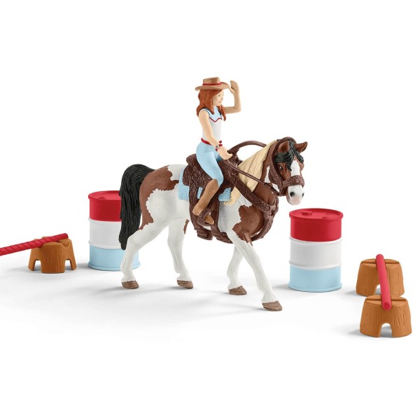 Figurines cheval et cavalière : Kit d'équitation western Horse Club Hannah - Schleich-42441