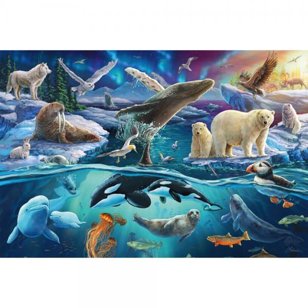Puzzle 150 pièces : Animaux de l'Arctique - Schmidt-56484