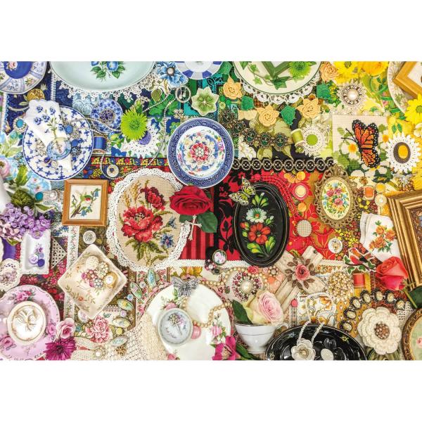 Puzzle 500 pièces : Bijoux et trésors - Schmidt-58983