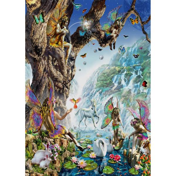 2000 piece puzzle : Valley of the Water Fairies - Schmidt-57386