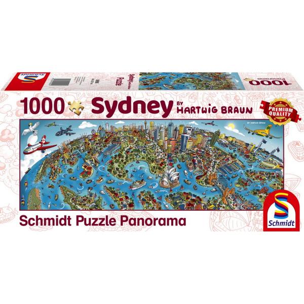 1000 Teile Puzzle: Sidney - Schmidt-59595