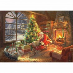 Puzzle 1000 pièces : Passage du Père Noël, Edition limitée