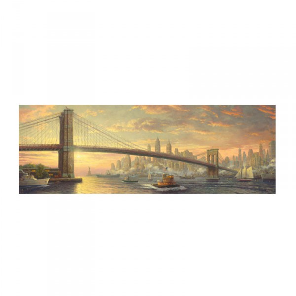 Puzzle 1000 pièces : Brooklyn Bridge : New York - Schmidt-59476