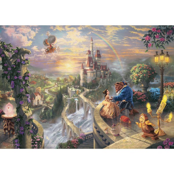Puzzle 1000 pièces : Disney : La Belle et la Bête - Schmidt-59475