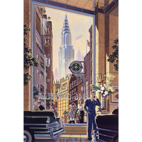 Puzzle 1000 pièces Michael Young : Chrysler Building - Schmidt-59701