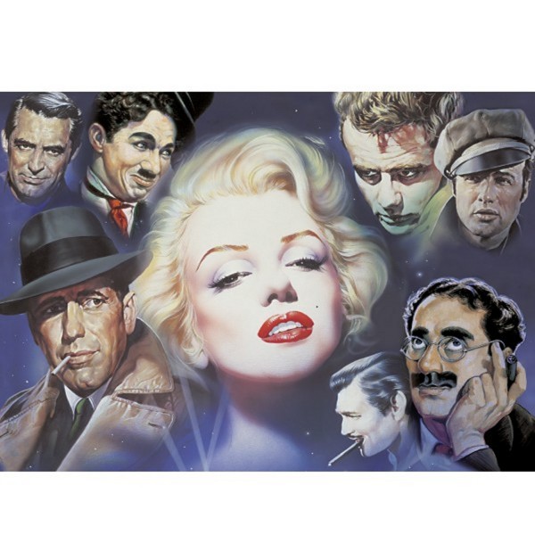 Puzzle 1000 pièces Renato Casaro : Marilyn Monroe et ses amis - Schmidt-57550
