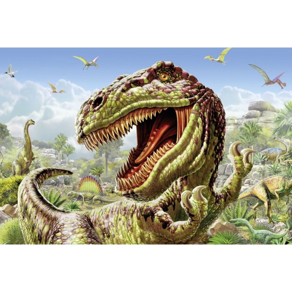 Puzzle 200 pièces : Tyrannosaure Rex - Schmidt-56105