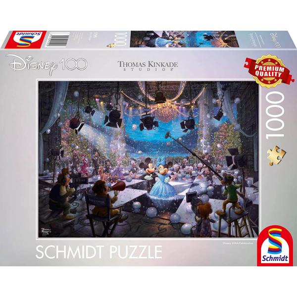 Puzzle 1000 pièces Thomas Kinkade 100e anniversaire Disney