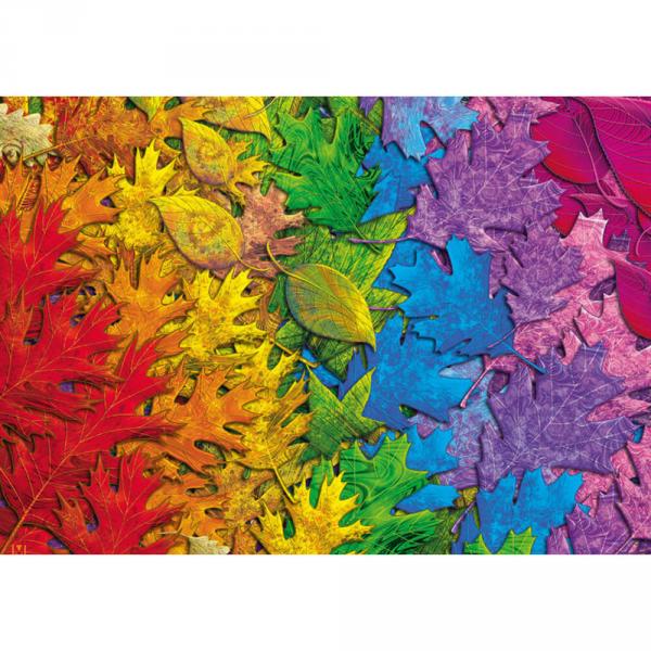 Puzzle 1500 pièces : Feuilles colorées - Schmidt-58993