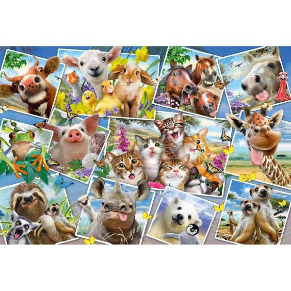 200 pieces puzzle: Animal selfies - Schmidt-56294