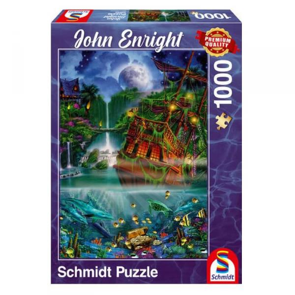 Puzzle 1000 pièces : Trésor englouti, John Enright - Schmidt-59685