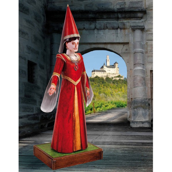 Maquette en carton : Figurine : Demoiselle du château - Schreiber-Bogen-744