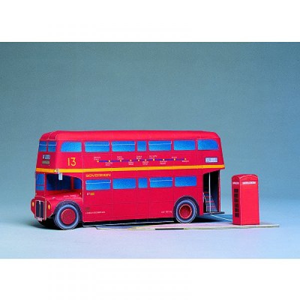 Maquette en carton : Bus londonien - Schreiber-Bogen-563