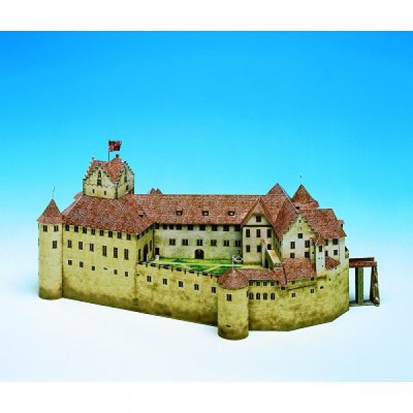 Maquette en carton : Château de Meersburg, Allemagne  - Schreiber-Bogen-568
