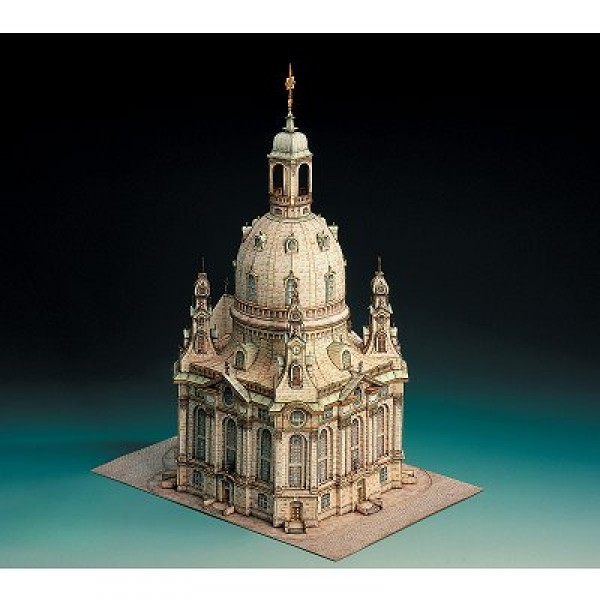 Maquette en carton : Eglise de Dresde, Allemagne - Schreiber-Bogen-591