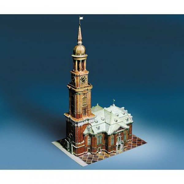 Maquette en carton : Église Saint-Michel de Hambourg, Allemagne - Schreiber-Bogen-72590