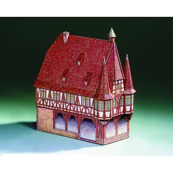 Maquette en carton : Hôtel de Ville de Michelstadt, Allemagne - Schreiber-Bogen-71354