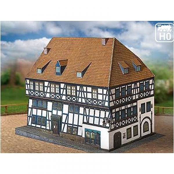 Maquette en carton : Maison : Martin Luther, Eisenach, Allemagne  - Schreiber-Bogen-702