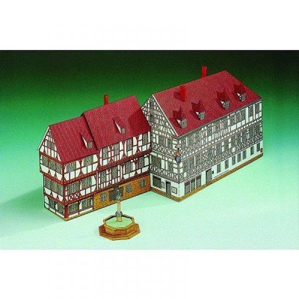 Maquette en carton : Maison de Forchheim, Allemagne - Schreiber-Bogen-72235