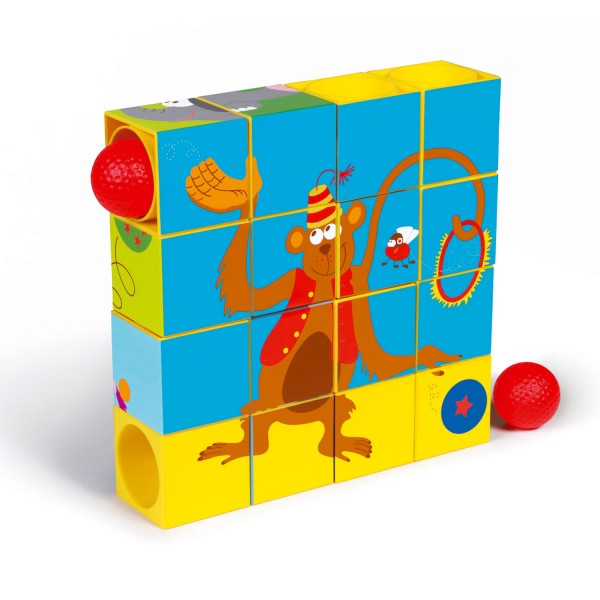 Cubes à empiler : Puzzle & Roller Coaster Cirque - Scratch-6181031