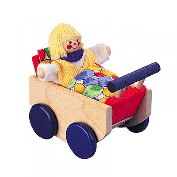 La voiture de poupée en bois - Selecta-4202