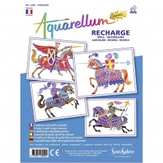 Recharge Aquarellum Junior : Chevaliers