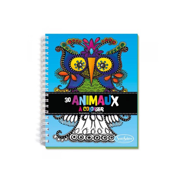 Carnet de coloriage : Animaux - Sentosphere-9000