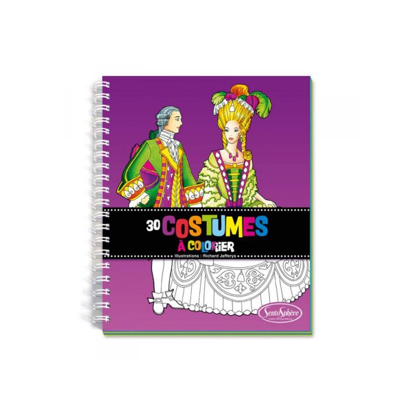 Carnet de coloriage : Costumes - Sentosphere-9001