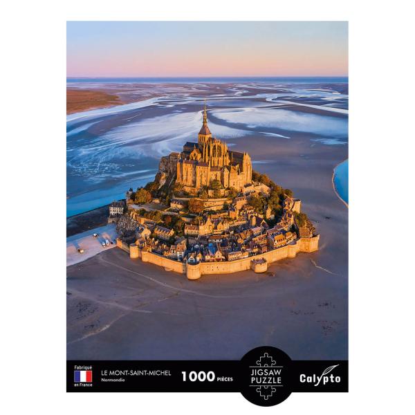 Puzzle 1000 pièces : Le Mont-Saint-Michel, Normandie - Sentosphere-7101
