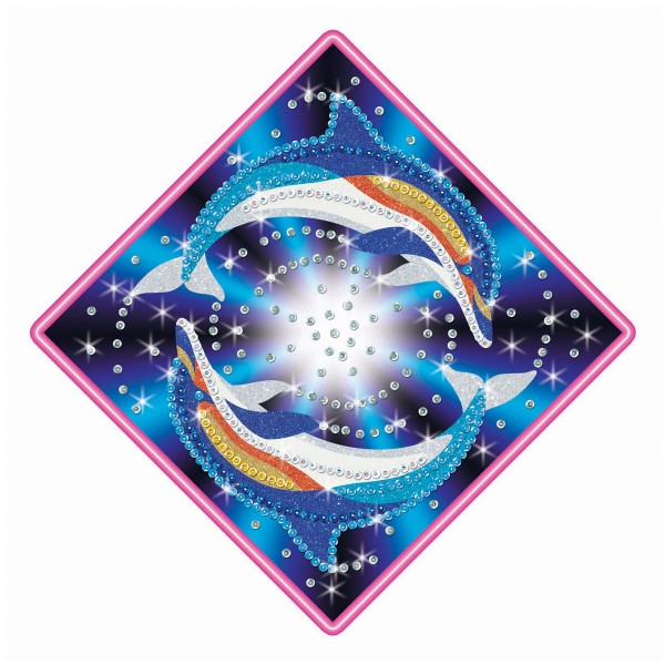 Kit paillettes Art Sequin Stardust : Dauphins - SequinArt-KAD1014