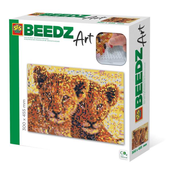 Perles à repasser : Beedz art : Lionceaux - SES Creative-06007