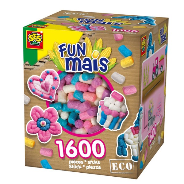 Funmais Eco : Grande boite mix de 1600 pièces Filles - SES Creative-24965