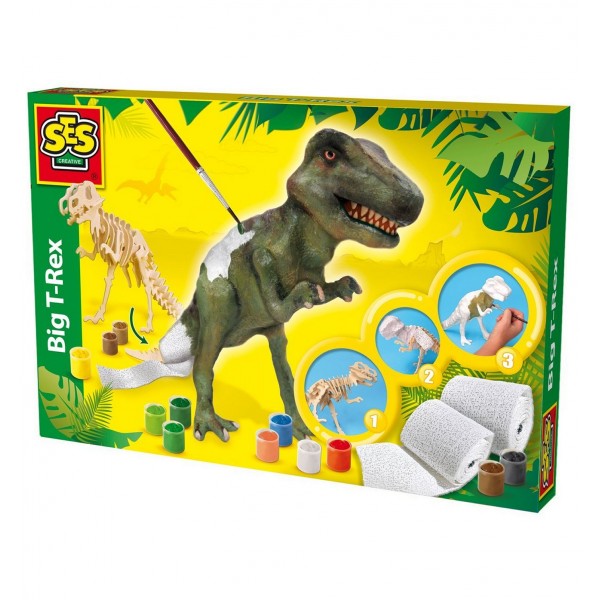 Kit de fabrication d'un dinosaure : T-Rex - SES Creative-14915