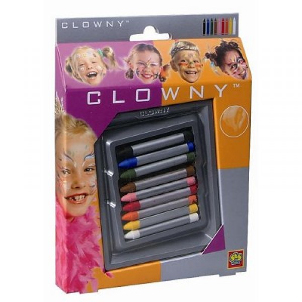 Maquillage Aqua 9 crayons Clowny - SES Creative-09009