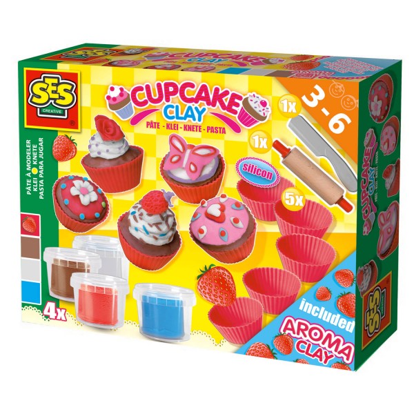 Pâte à modeler : Cupcakes - SES Creative-00479