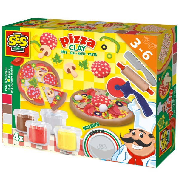 Pâte à modeler : Fabrication de pizza - SES Creative-00445