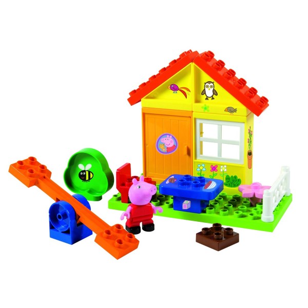Jeu de construction : La maison de vacances de Peppa Pig - Simba-800057073