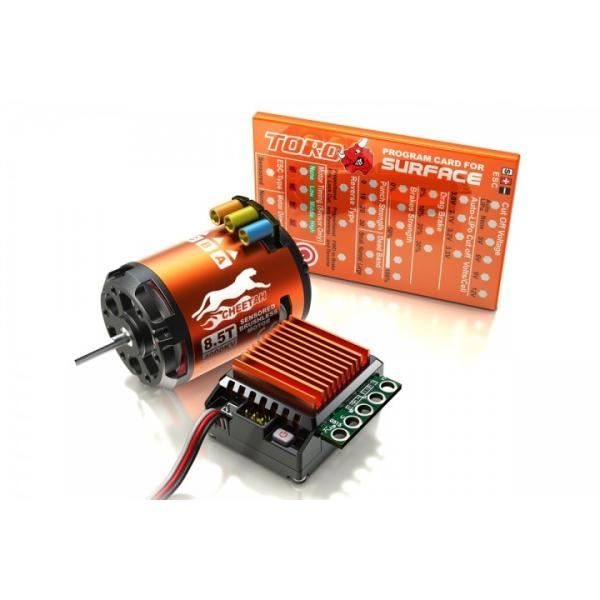 Combo Cheetah 10  Controleur S60A + Moteur 3250KV - 10.5T 2P Brushless - SKY300058-02