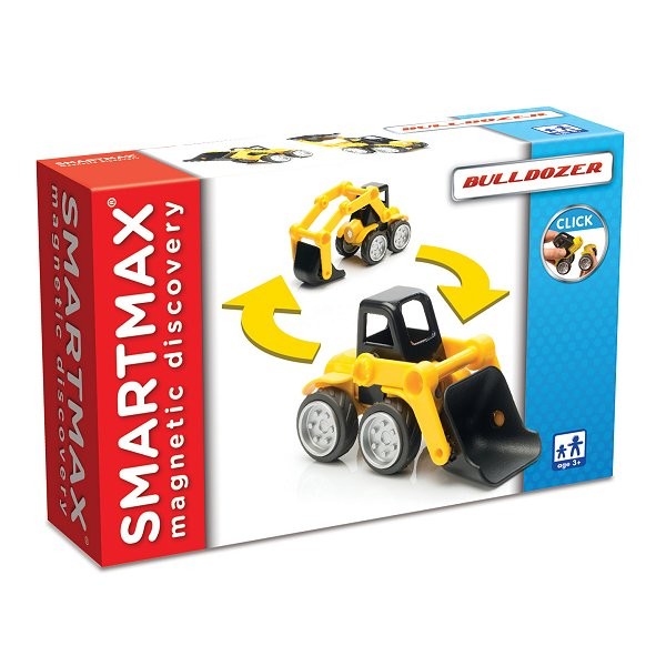 Construction aimantée SmartMax : Bulldozer - Smart-SMX112